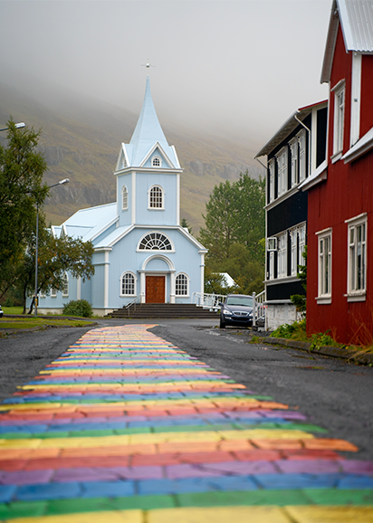 Whats not to love about Seyðisfjörður, with its quaint coastal village, rainbow coloured houses and a picturesque fjord