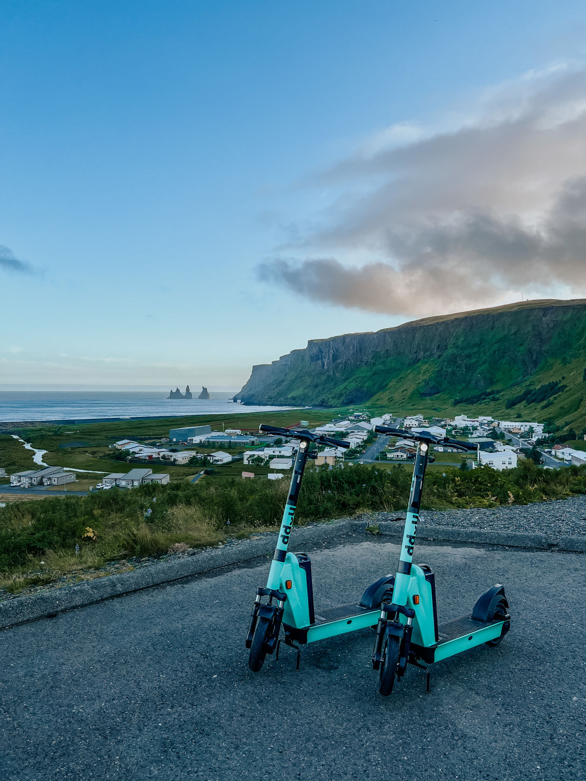25 scooters launched in Vík in Mýrdalur during the summer of 2022, adding yet another exciting attraction for guests and visitors to this cool town on the southern coast of Iceland.