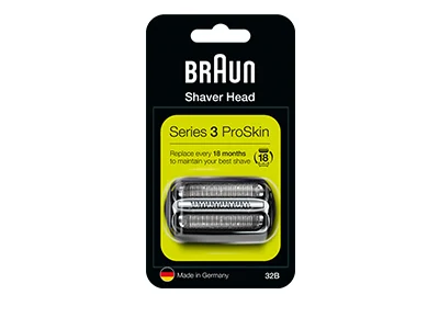 Cap de schimb Braun 32B negru, pentru Series 3