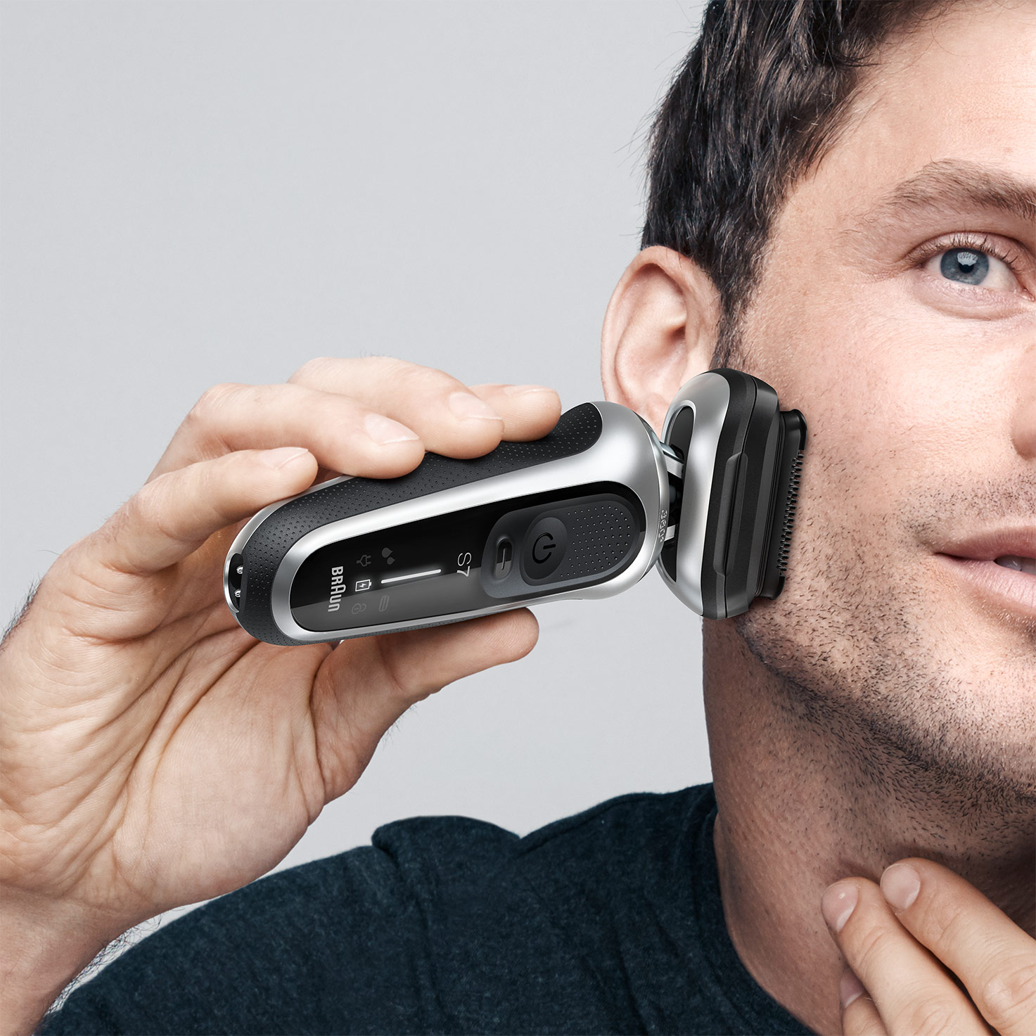 EasyClick Stubble Beard Trimmer attachment for Braun Series 5, 6 and 7 electric shaver 