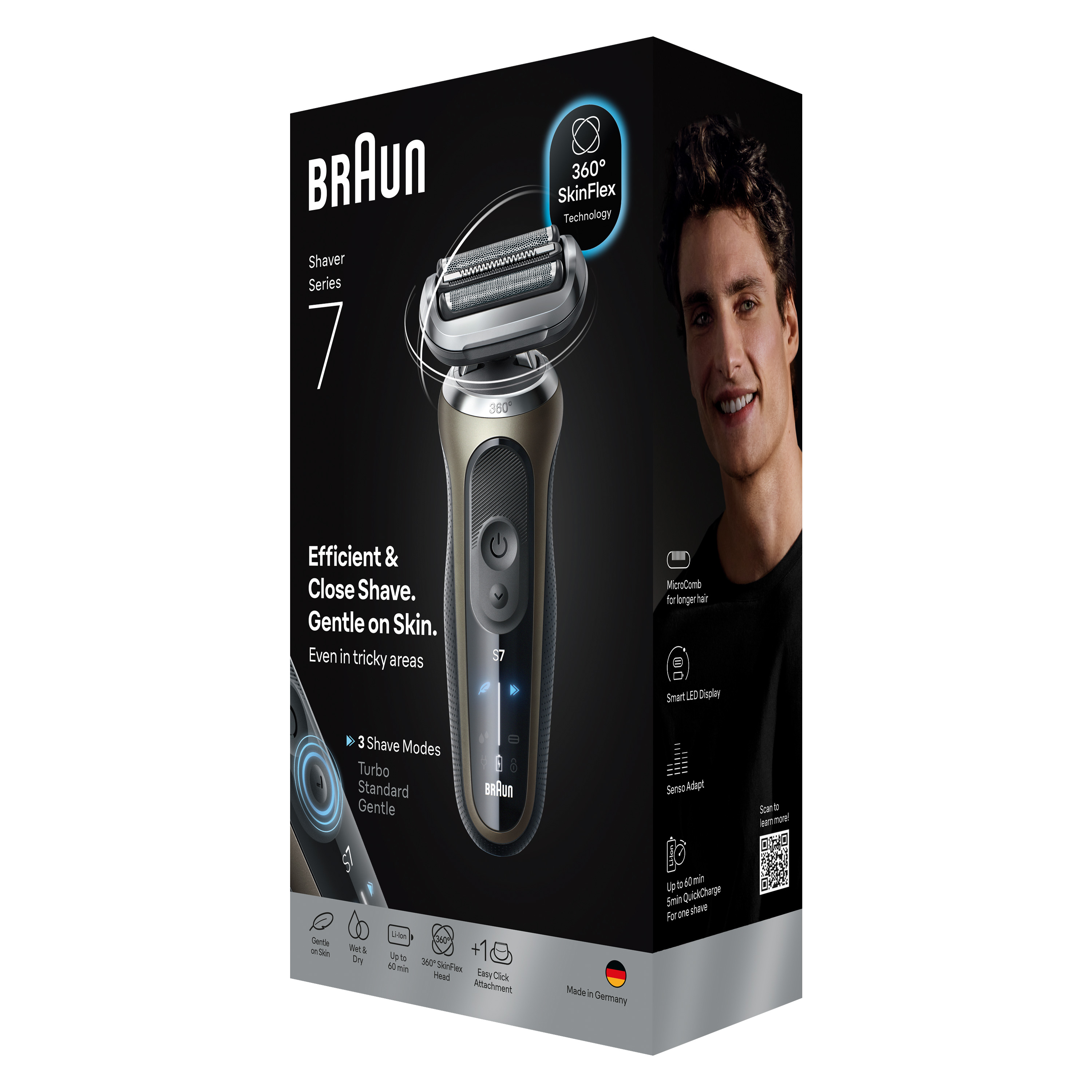 Braun Seria 7: Aparate de Ras Electrice cu Sistem de Utilizare în