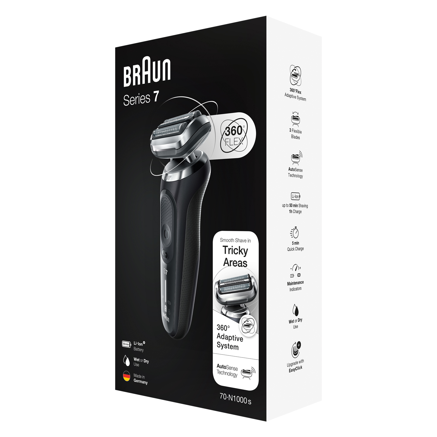 Braun Series 7 70-N1000s shaver - packaging
