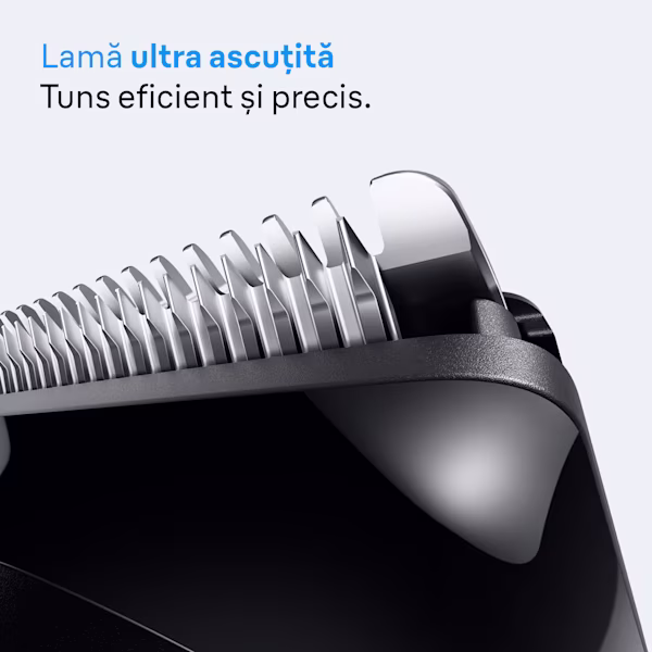 Aparatul de tuns multifuncțional All-in-One Braun Seria 3 cu lamă ultra ascuțită pentru tuns eficient și precis Aparatul de tuns multifuncțional All-in-One Braun Seria 3 cu lamă ultra ascuțită pentru tuns eficient și precis