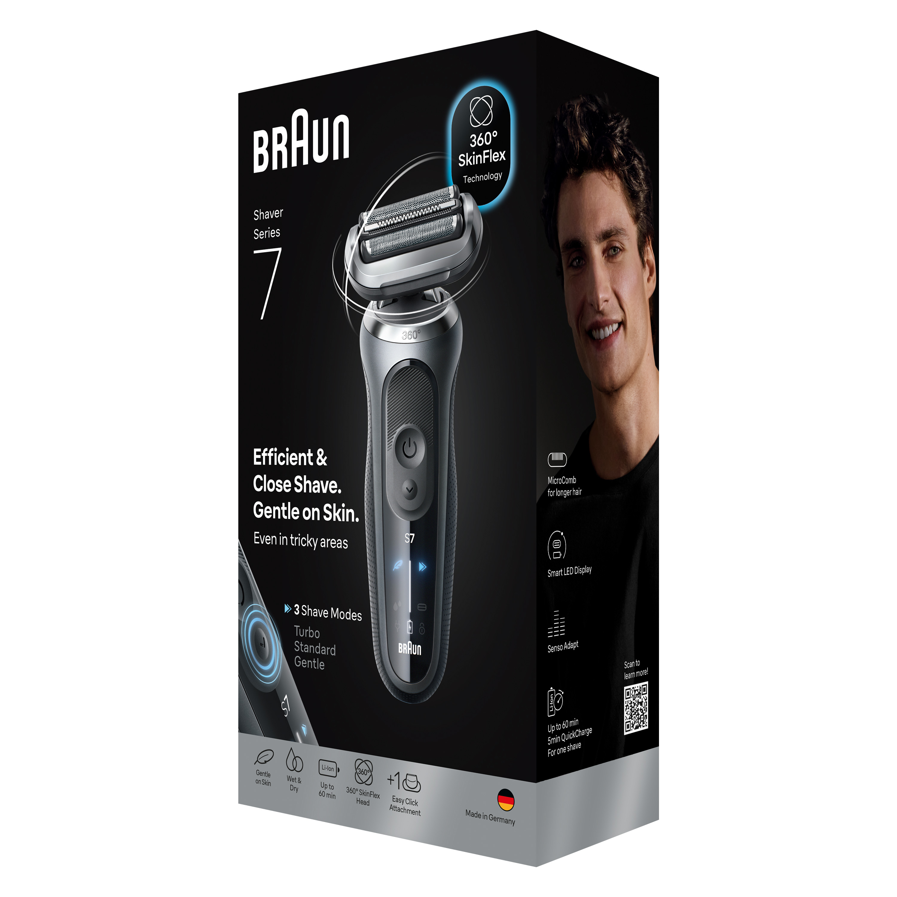 Braun Seria 7: Aparate de Ras Electrice cu Sistem de Utilizare în