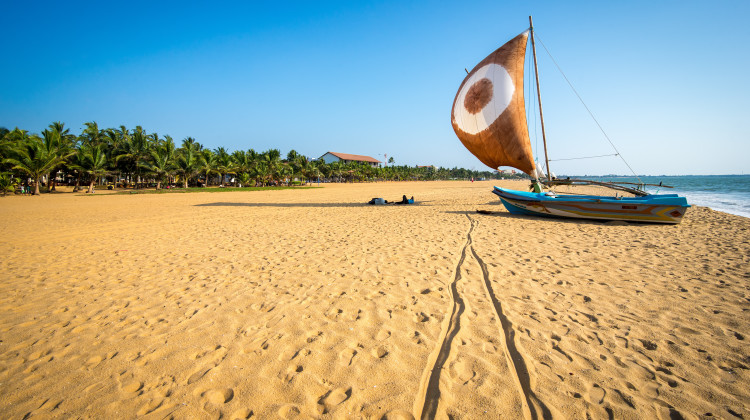 Strand Negombo, Sri Lanka Westküste