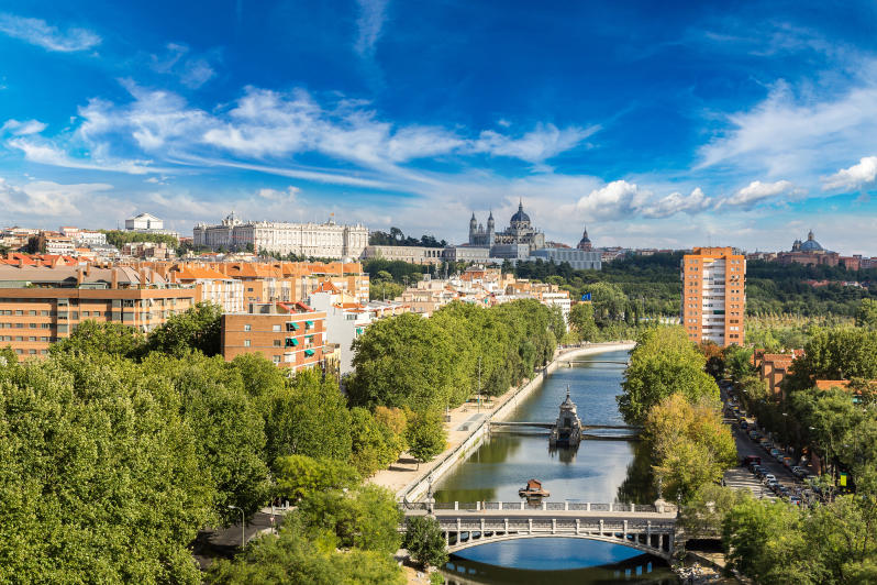 Fluss Manzanares, Madrid