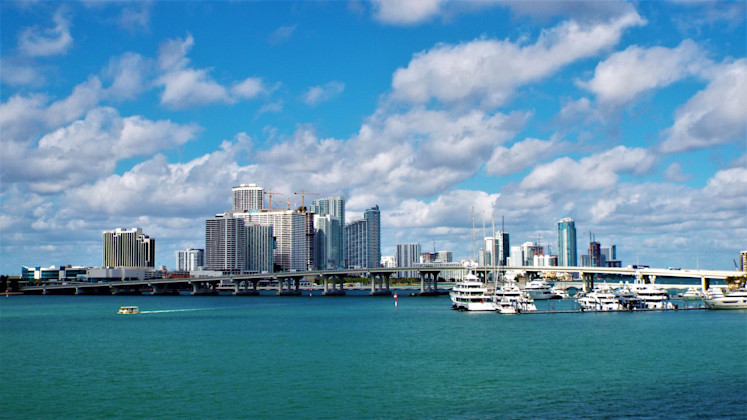 Financial District, Miami, Florida, Florida Küste 