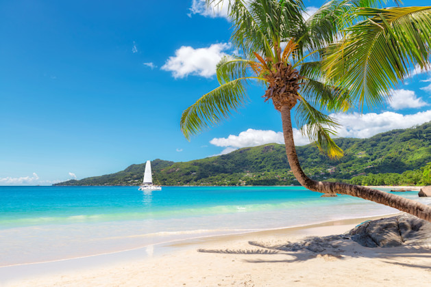 Bucht Beau Vallon Bay, Mahe