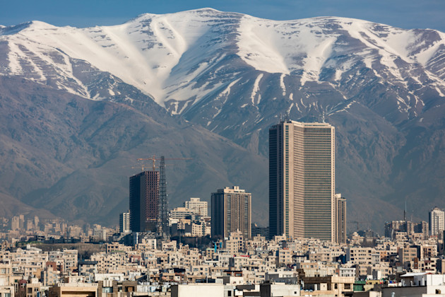 Skyline Teheran, Iran