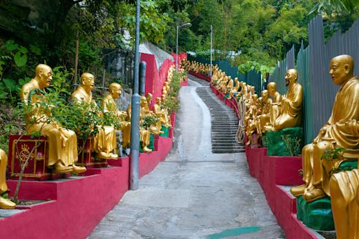 Temple of 10.000 Buddhas, Kowloon, Hongkong
