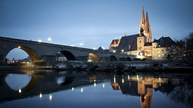 Steinerne Brücke, Regensburg, Bayern