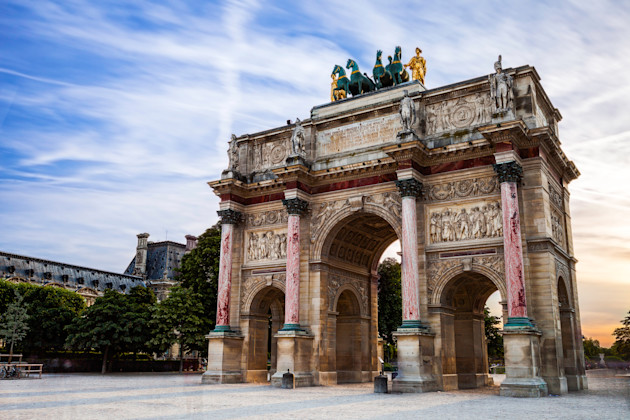 L'Arc de Triomphe, Großraum Paris