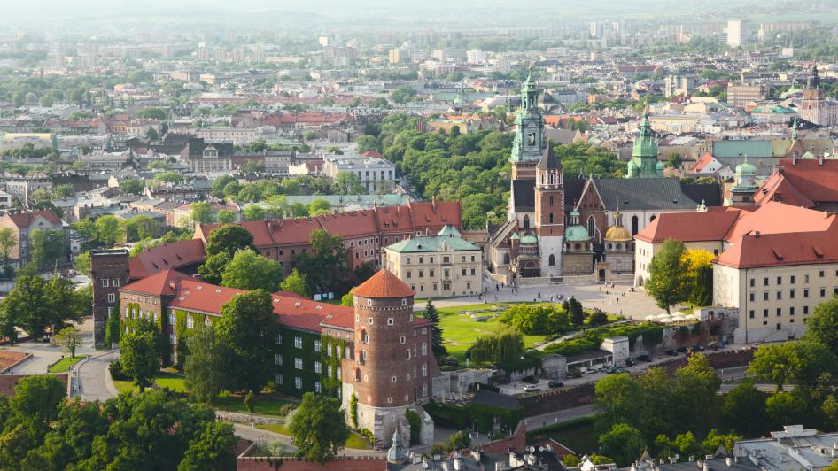 Schloss Wawel mit Wawel-Kathedrale, Krakow/Krakau, Kleinpolen