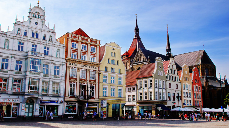 Neuer Markt, Rostock, Mecklenburg-Vorpommern 