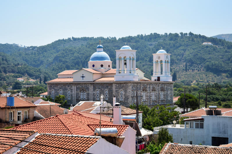 Kirche, Kokkari, Samos 