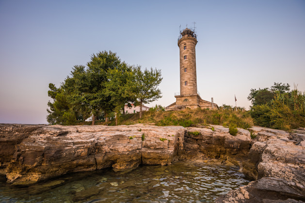 Leuchtturm, Zambratija, Istrien