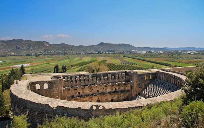 Aspendos Theater, Serik, Türkische Riviera