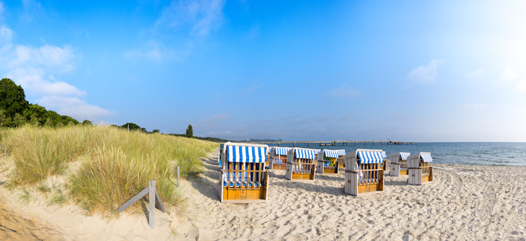 Strand Baabe auf Rügen, Mecklenburg-Vorpommern 