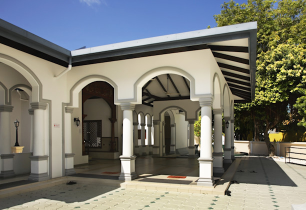 Moschee, Villingili, Malediven