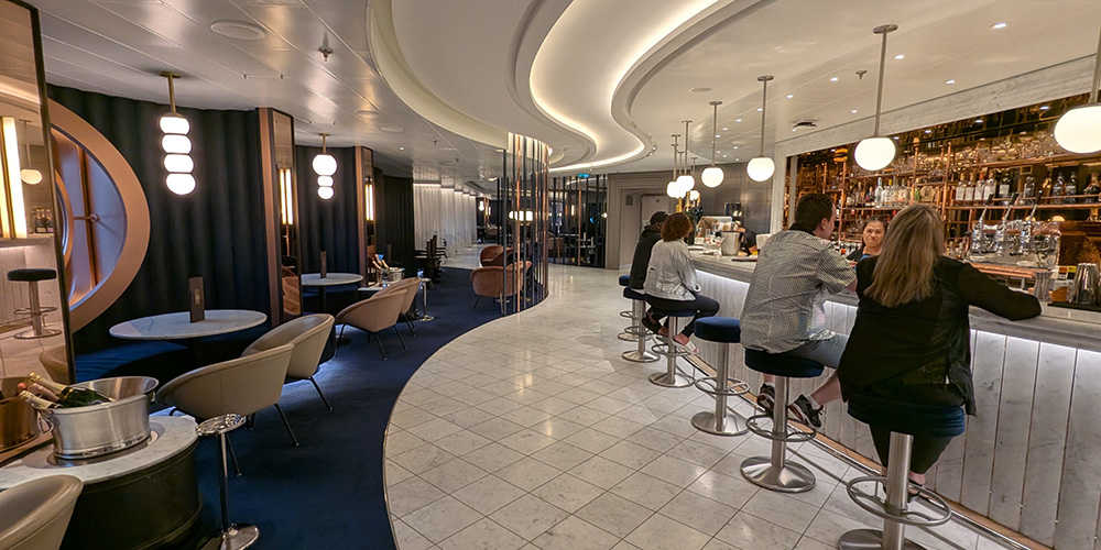 Sip: The champagne (and high tea) bar on Virgin Voyages