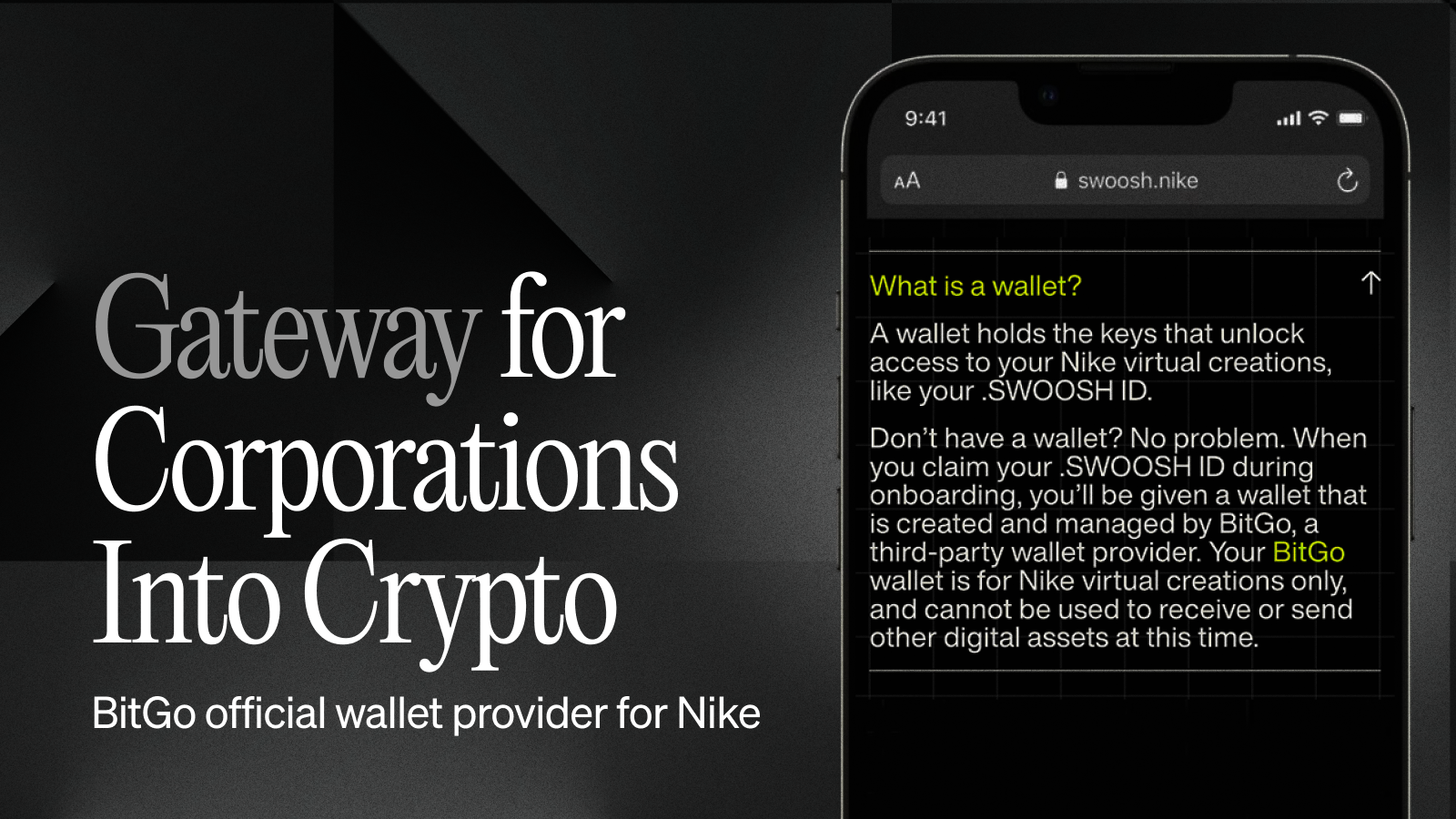 Blog Thumbnail - Nike Chooses BitGo