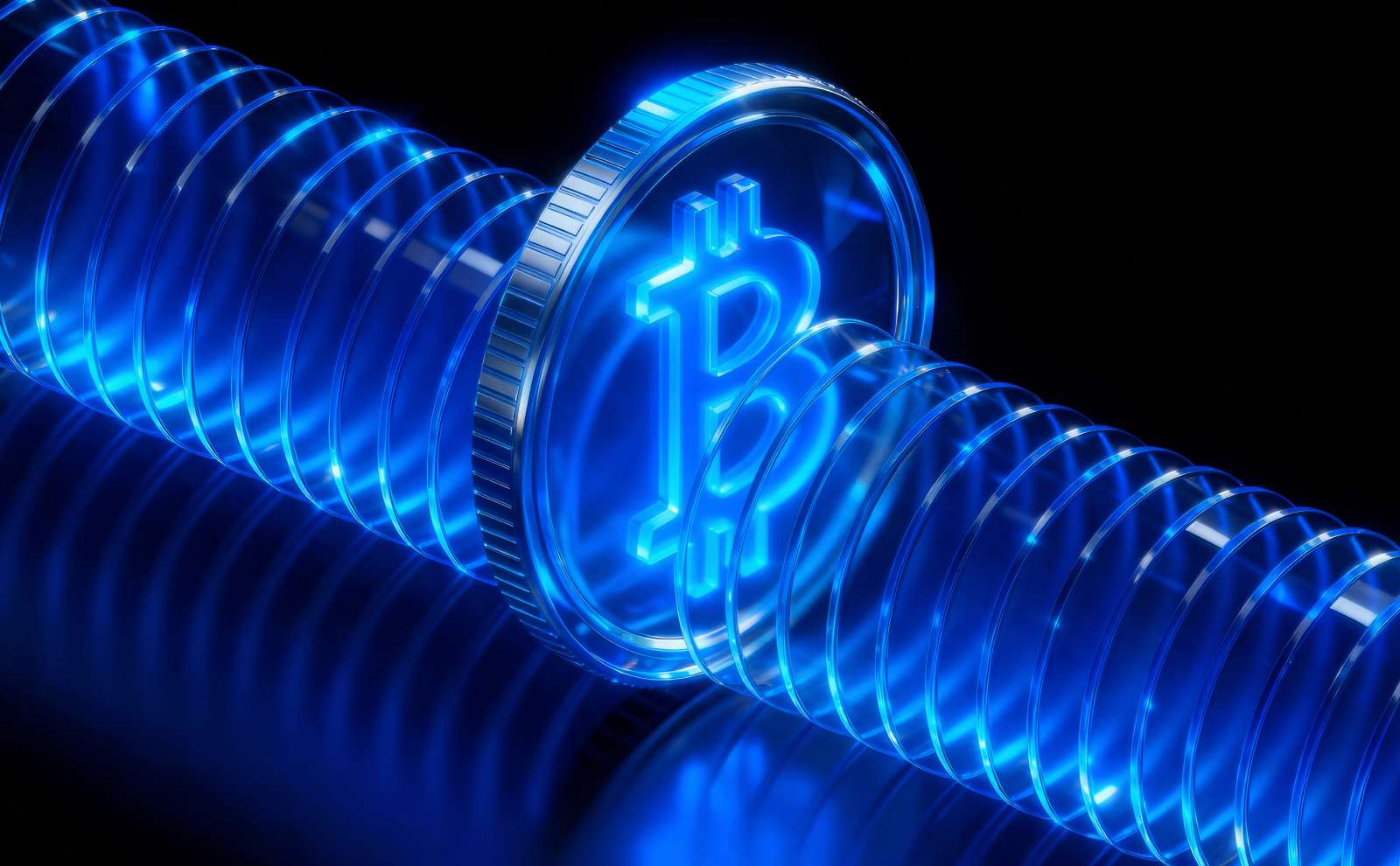 3D Bitcoin no border