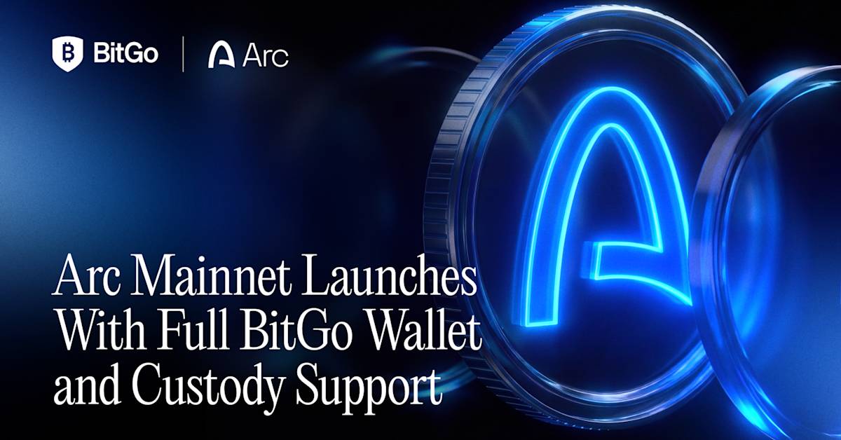 Official image for Arc Mainnet Launches With Full BitGo Wallet and Custody Support