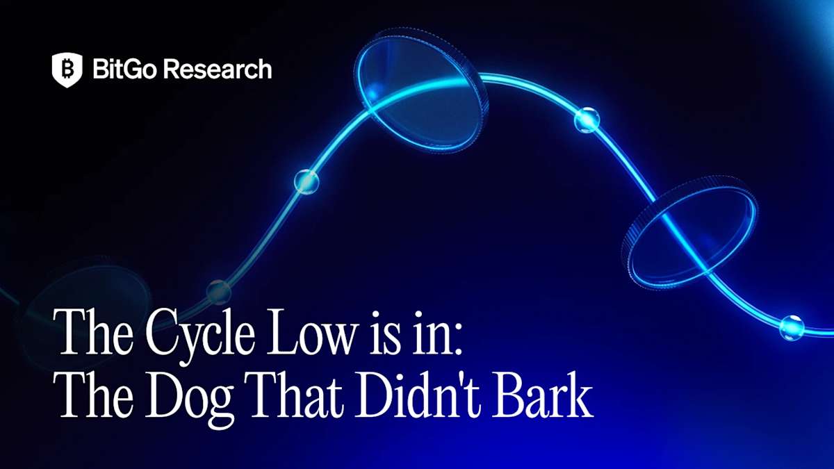The Cycle Low is in: The Dog That Didn't Bark
