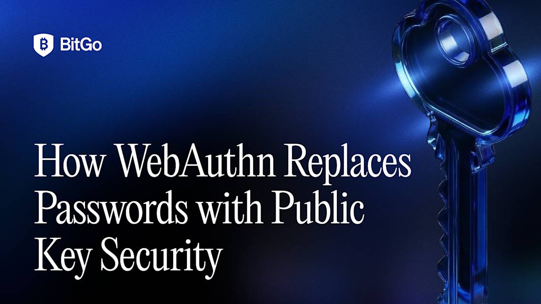 Website Authentication Key Passkeys Explained: WebAuthn & Public Key Security | BitGo