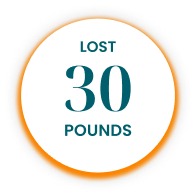 Pounds lost