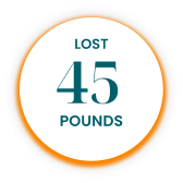 Pounds lost