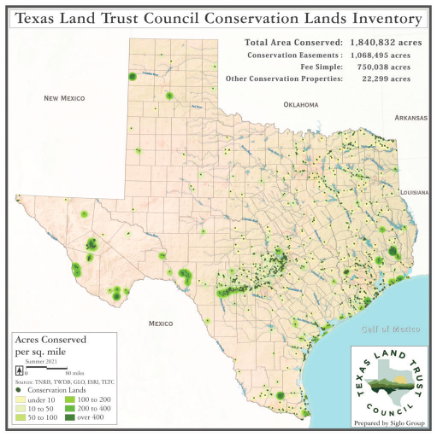 Texas Land Trust Council Conservation Lands Inventory