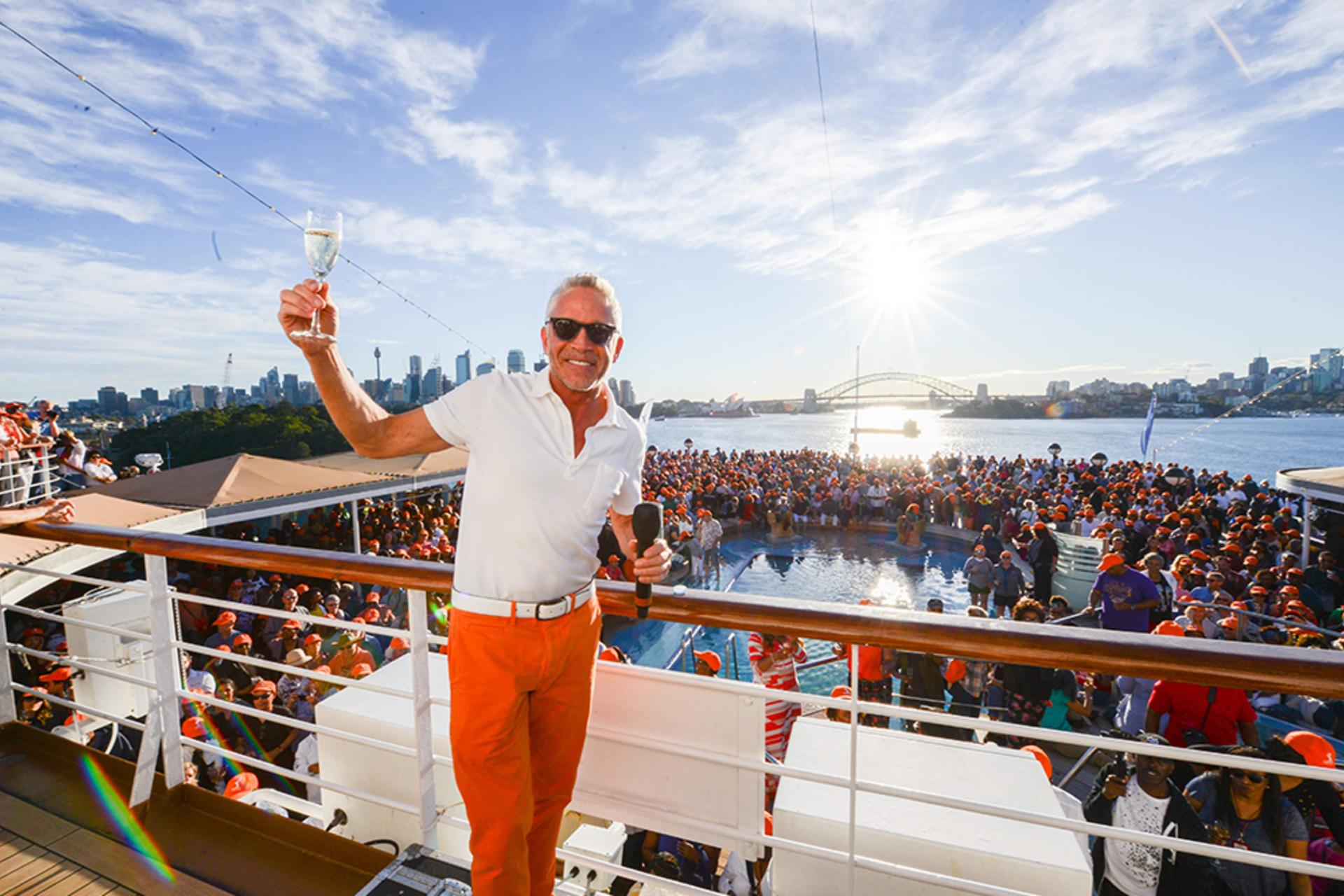 Dave Koz on his cruise