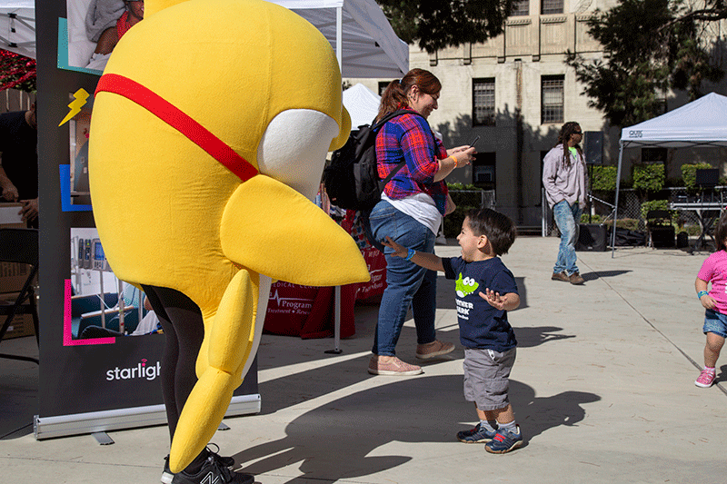 AC Surf mascot, Splash, Nice human arm. Ever hear of dry …