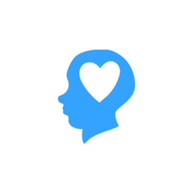 Emotional Support Icon Blue
