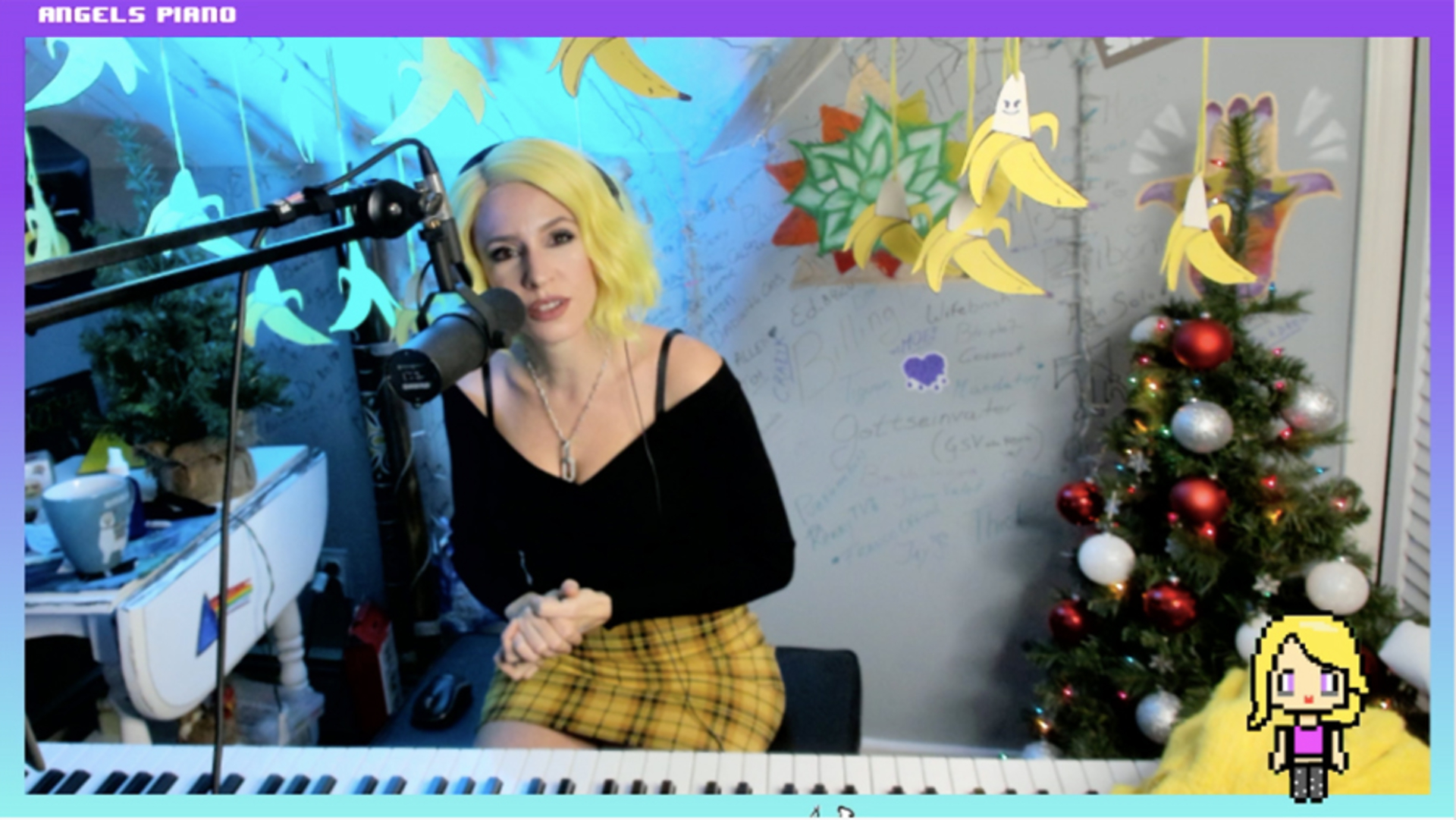 Angels Piano during 12 Days of Streaming