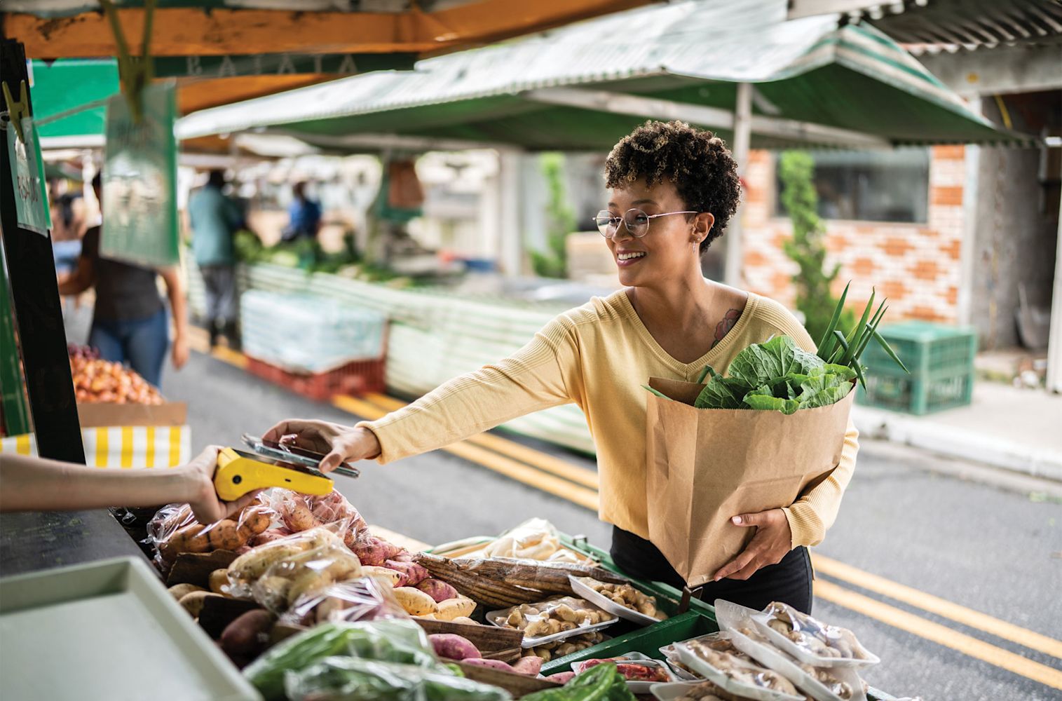 Woman Enjoying Shopping with a Financial Center Credit Card