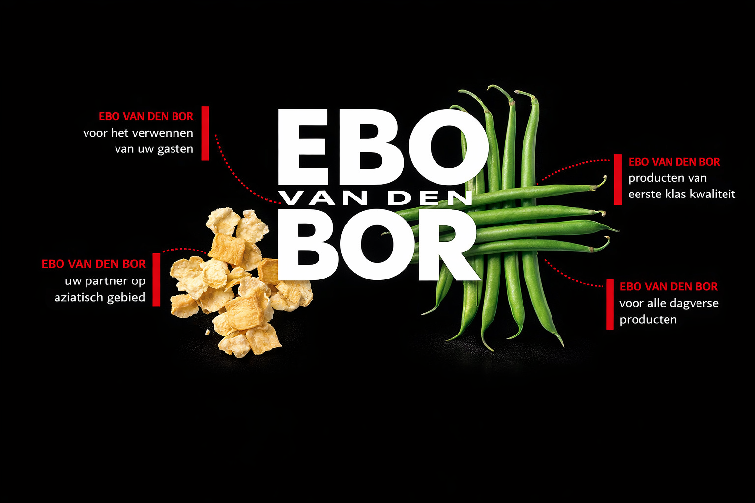 Ebo zwarte banner