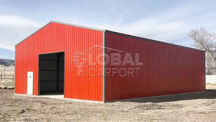 Garaje de acero Vastra 19,5 m² para 1 coche de 338 x 243 x 576 cm