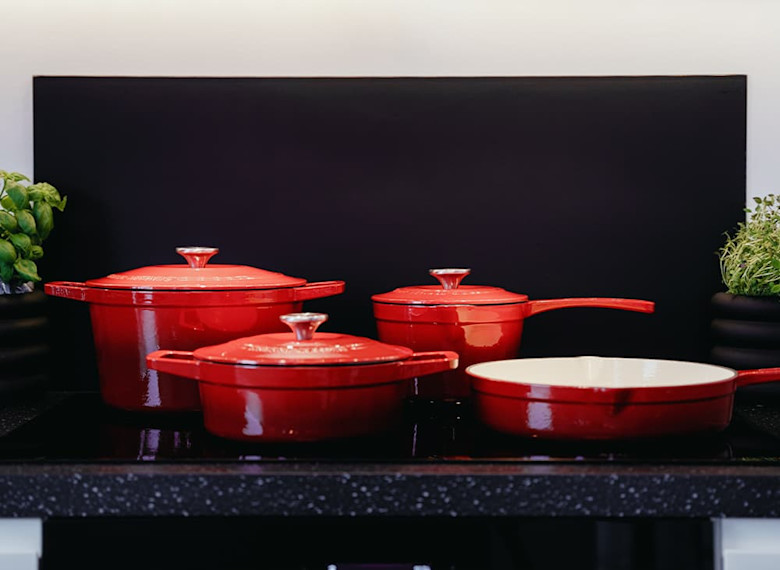 Nordic Refined Støpejern Røros Grytesett 7 deler