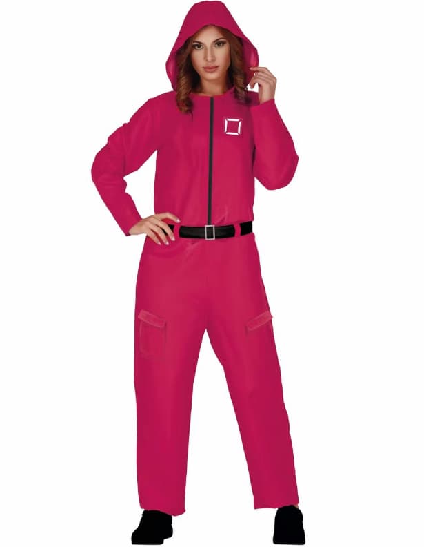 Squid Game inspirert jumpsuit – Damekostyme