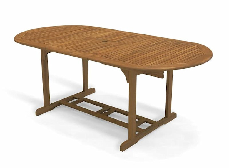 Spisebord Akasietre Stalbo Uttrekkbart Oval 150 – 200 cm