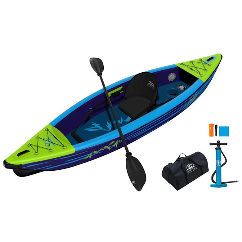 Oppblåsbar kajakk med dropstitch-konstruksjon