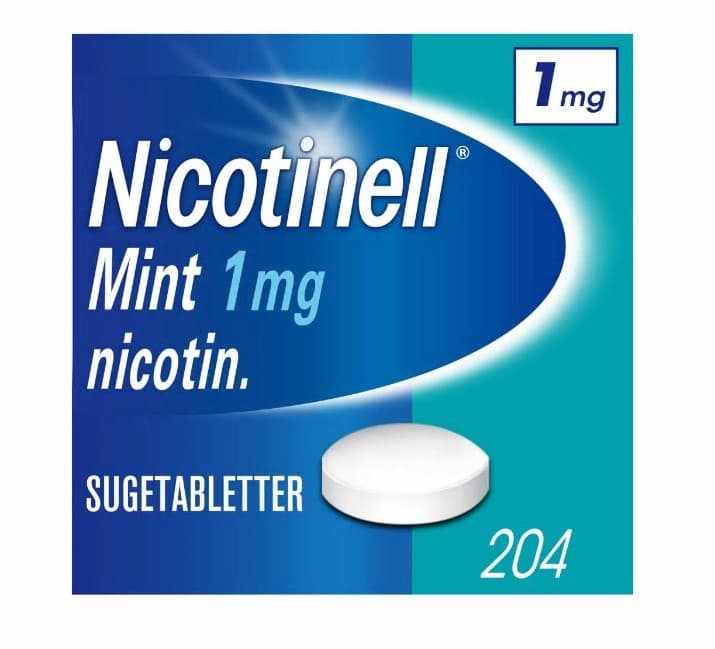 Nicotinell 1 mg sugetabletter mint 204 stk