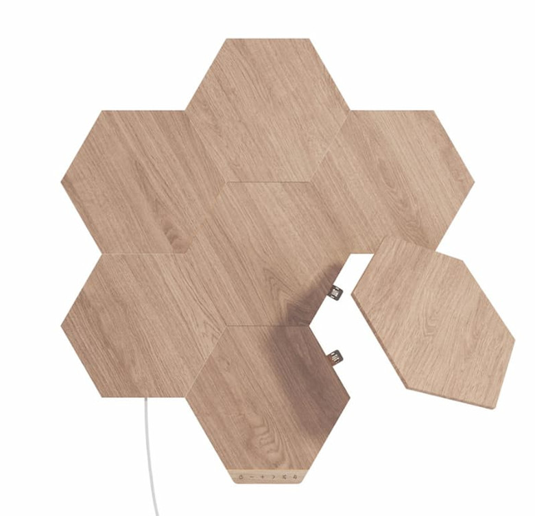 Nanoleaf Elements – Wood Look Hexagons Smarter Kit (7 paneler)