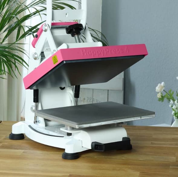 Happy Press4 AUTO-OPEN A3 Rosa 40 x 30 cm, Varmepresse