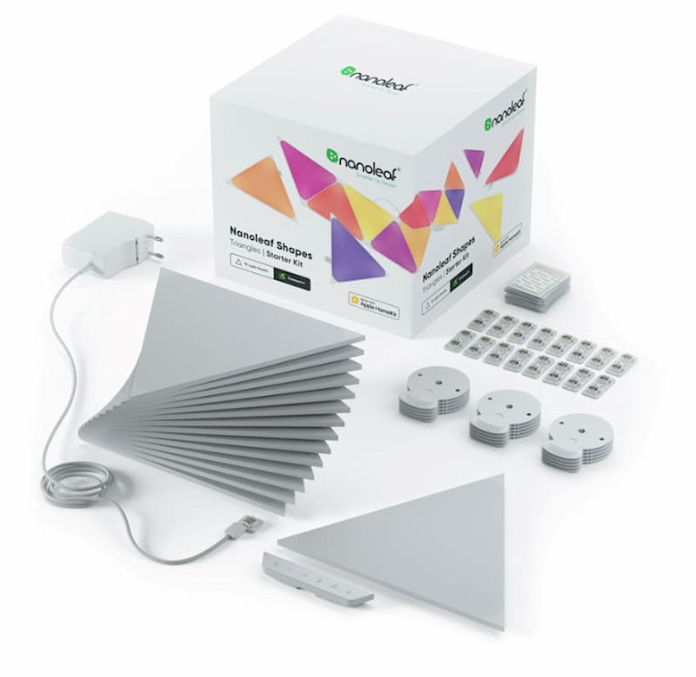 Nanoleaf Shapes – Triangles Startpakke – 15 paneler