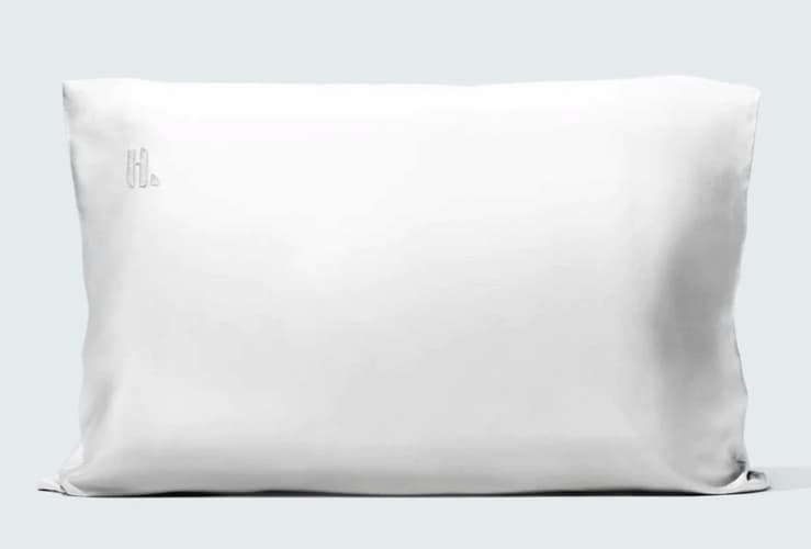 Silky Bamboo Pillowcase, Pearl White