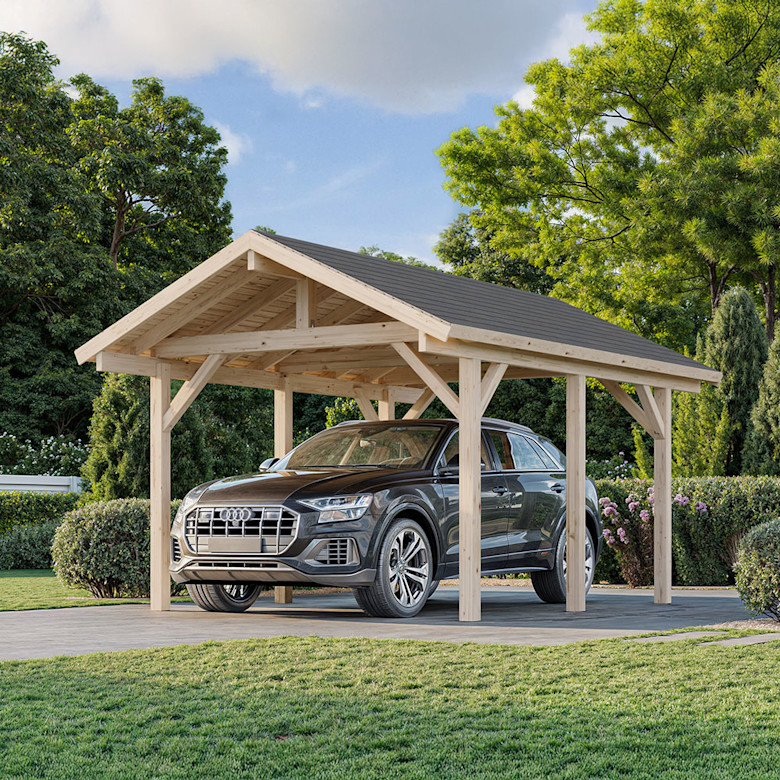 Palmako Robert carport med plass til én bil