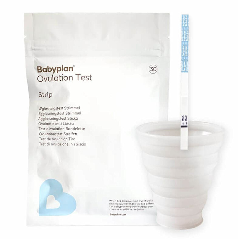 Babyplan Eggløsningstest med kopp (30 stk.)